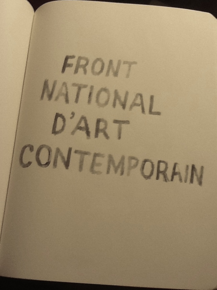 FRONT NATIONAL D'ART CONTEMPORAIN
