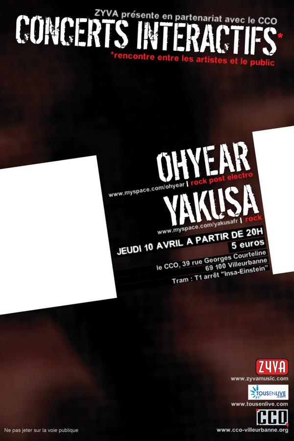 ohyear Yakusa 10-04-08 avril 2008 Lyon CCO Villeurebanne zyva